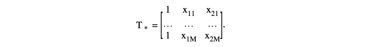T matrix