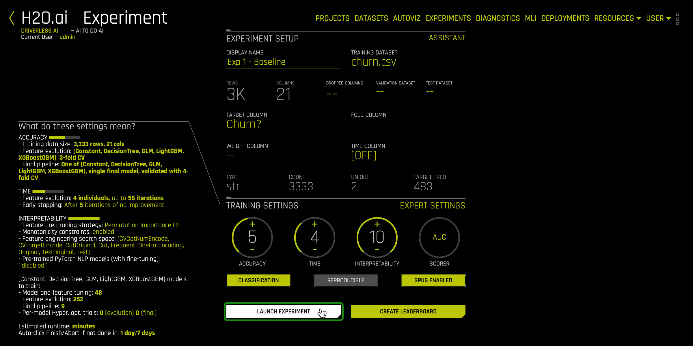 exp1-settings