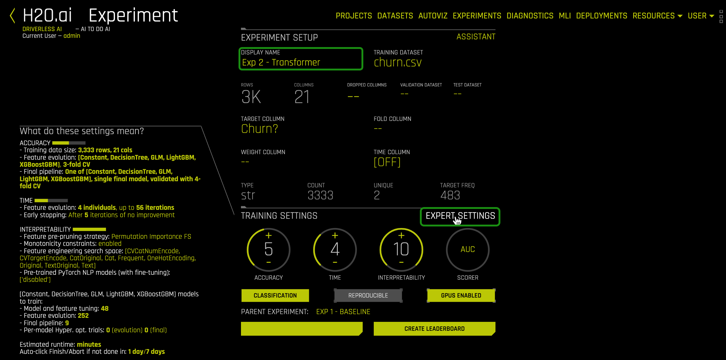 exp2-expert-settings