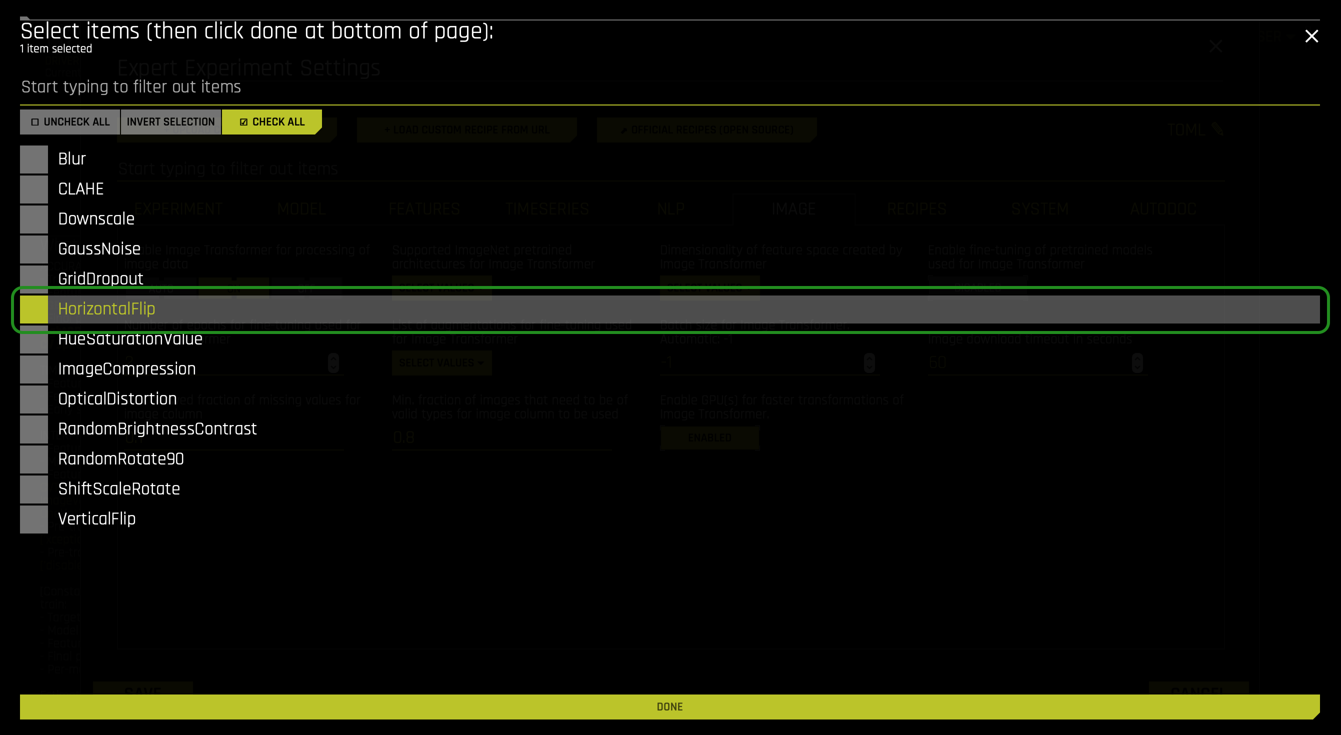 list-of-augmentations-for-fine-tuning-used-for-image-transformer